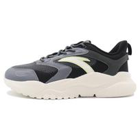 Anta Lifestyle Series Shock Absorbing Non-Slip Durable Low-Top Sports Casual Shoes Men sneaker Black Gray 112318841-2 41