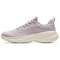 Anta Round Toe Lace-Up Shock Absorbing Non-Slip Low-Top Training Shoes Women sneaker Purple Brown 122417790-2 36
