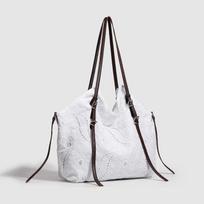 Large-capacity Fashionable Single-shoulder Hand-carry Shopping Tote Bag, Fresh and Light Commuter Bag, Large Bag balta