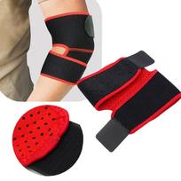 Ajustable Elbow Knee Support Brace Tennis Golfers Golf Strap Wrap Gym Sports black