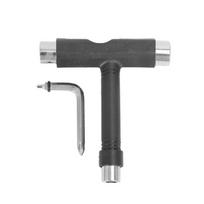 T Shape Skateboard Wrench Skateboard Longboards Board Roller Skate Tool Portable Skateboarding Repair Tool Easy to Use 1 gray