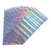 10Pcs Holographics Adhesive Film Hard Baits Lure Stickers Fishes Scale Lure Tape