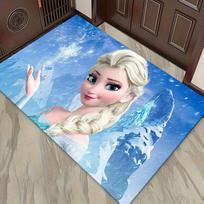 1pc Frozen Pattern Carpet Area Rug Non slip Carpet Hand Washable Floor Mat Suitable For Living Room Bedroom Home Decor Room Decor 60cm by 90cm
