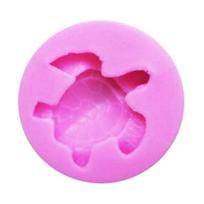 Turtle Cake Mold Fondant Soap Cookie DIY Mould Kitchen Baking Tool Accessories rožinė