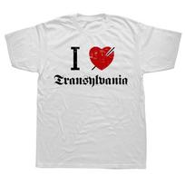 Fashion I LOVE TRANSYLVANIA TSHIRT Romania Fun Silence Dawen Mayhem Aarseth Cool Casual Pride T Shirt Men Unisex Clothing S