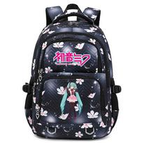 Anime Hatsune Miku spausdintas mokyklos kuprinė studentui paaugliui knygų krepšys berniukui mergaitei moteriai didelės talpos vandeniui atspari kuprinė kelionėms Mochila Escolar