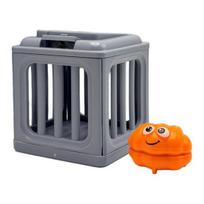 Kids Pool Diving Toys Fun Pond Game Weighted Bottom Dive Cage with Floating Sea Animals Pool Bath Toy Set for Swimming Outdoor Water Play Summer Gifts