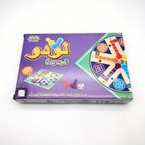 Ludo Board Game, Arabic Version Party Game, 2-6 Players, Board Game, Tabletop Game, Suitable For Family Gatherings, Ideal As A Gift (Purple)