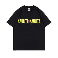 German Rock Band Tokio Hotel Kaulitz and Kaulitz Print Tshirt Men Hip Hop Punk Gothic T-shirt Men's Oversized Short Sleeve Te... S įvairiaspalvis