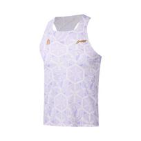 Li Ning x GUGONGLIANMINGKUAN Dragon Sparrow Running Tank Top Men's White Purple AAYV123-42 2XL