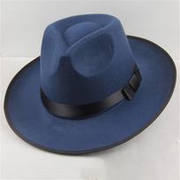 Unisex Wide Brim Fedora Hat Soft Felt Sun Hat Vacation Hat Classic Design with Ribbon Band Suitable for Outdoor Casual Use One Size