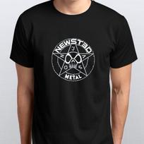 NEWSTED T-SHIRT sizes S M L XL XXL colours Black, White XL black
