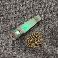 Strobe Light Helmet Light Waterproof Safety Flashing Light Survival Signal Light  Hiking Cycling Green-Sand Shell