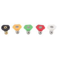 5 VNT Aukšto slėgio plovimo antgalis Didelės vėduoklės formos Galios plovimo antgalio galiukai Skalavimo srovės antgalio rinkinys 020 0,874mm / 0,03in