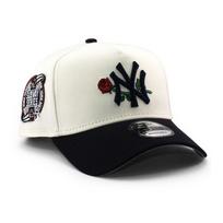 EU Exclusive New Era 9FORTY Snapback New York Yankees MLB 2000 World Series Subway Series Snapback NEW ERA NEW YORK YANKEES 940AF Cap, A-Frame Cap, kreminė