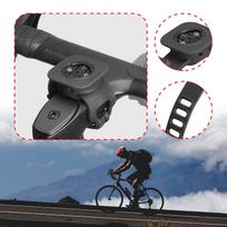 Bike Computer Mount Speed Meter Stand Shockproof Support Lightweight for Handlebar and Stem Stable black