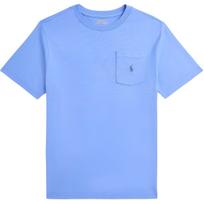 Polo Ralph Lauren T-Shirt Pocket Cotton Jersey Kids Tops Harbor-Island-Blue 323970333-003 XL