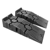 1 pora (2vnt) Didelio stiprumo plastikinės automobilių rampos Automobilio Transporto priemonės Sunkvežimio Remontas Rankinis Įrankis Priežiūra Automobilio Alyvos Keitimas 1 Pair Car Ramp