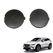 Pair Front Bumper Tow Hook Eye Hole Cover Trailer Cap For Mazda CX3 CX-3 14-23