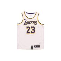 Nike NBA Lakers Lebron James Swingman Jersey White Men Streetwear AA7101-111 S