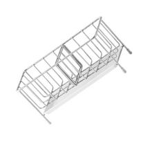 Sink Drying Basket 304 Stainless Steel Sink Rack Wire Ball Sponge Storage Holder Kitchen Colander white