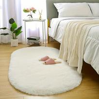 Soft Fluffy Shag Area Rugs for Living Room, Shaggy Floor Carpet for Bedroom, Carpets Home Decor Rugs, Cute Luxury Non-Slip Machine Washable Carpet 50 * 150cm balta