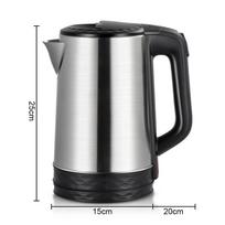 1800W 2.3L Portable Stainless Steel Water Boiler High Power Electric Kettle Household Automatic Teakettle