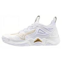 Mizuno Women's Wave Momentum 3 'White Gold' Sneakers V1GA231245 43