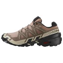 SALOMON Speedcross 6 Low Top Running Shoes Men's Pink Brown Sneakers 478110 44