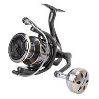 Full Metal Spinning Reel 66.1Lbs Drag Magnetic Brake 5.2:1 Gear Ratio Smooth Long Cast Fishing Reel Interchangeable for