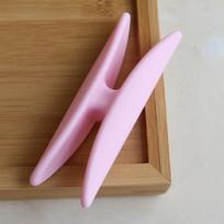 Nešiojamas daržovių rinktuvas, rankinis rinktuvas nuo pasismaugimo, pirkinių maišelių rinktuvas, plastikinių maišelių rinktuvas, rankinis daržovių rinktuvas. rožinė
