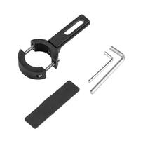Reguliuojamas motociklo žibinto laikiklio spaustukas Metalinis tvirtinimas be gręžimo Tvirtas dviračio atraminis rėmas 20 38 mm vamzdžiams Small gray
