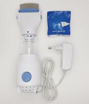 Elektrinis blusų šalinimo ir plaukų valymo šukos augintiniams - Šunų ir kačių blusų gaudyklė Machine + 1 Filter Pack gray
