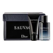 Dior Sauvage bandinių rinkinys 10ml Perfume+20ml Shower Gel