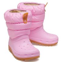 Crocs Vaikams Classic Neo Puff Batai Mažyliams 207683 6xq C8(150) pink