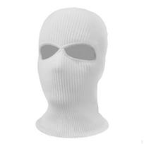 Ski Winter Hole Balaclava Hood Cover white 2 hole