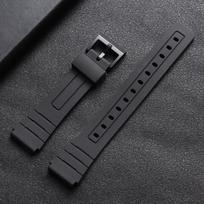 12/14/16/18/20/22mm Silicone Watch Strap Sport Diving Rubber Waterproof Watchband for Casio Watch Accessories Women Men Bracelet 14mm