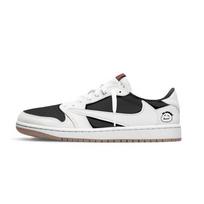 Travis Scott x Jordan Air Jordan 1 Travis Scott X AJ1 Low 7.0 Bendradarbiavimas Atsparus dilimui žemi batai DZ4137-700(Team723-) 35.5