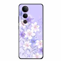 For Vivo V50 Lite 5G Case Flowers Shockproof Black Silicone TPU Soft Phone Case For Vivo V50 Lite 4G Back Cover V 50 lite Coque Vivo V50 Lite 4G white