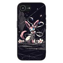 Espeon P-Pokemons Umbreon P-Pikachus Cover for Samsung Galaxy A06 A05 A14 A50 A51 A52 A12 A13 A23 A70 A07 A25 A26 A72 A56 Case Galaxy A07 black