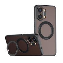 For POCO X8 Pro X8 Pro Max Case Shockproof Magnetic Frosted Feel Matte PC+TPU Anti-fingerprint Translucent Ring Back Stand Cover Poco X8 Pro