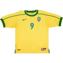 Nike Brazilija 1998 m. pakartotinis Ronaldo futbolo replikos marškinėlis IB1155-741 2XL yellow