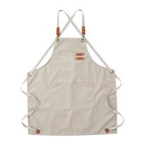 Thick Canvas Denim Suspender Apron One Size smėlis