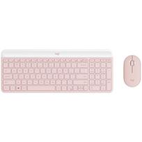 Logitech MK470 Slim Wireless Keyboard and Mouse Combo rožinės rožinės spalvos