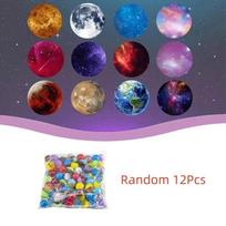 Toys Planet Elastic Ball Children Bouncy Ball Toy Rubber Indoor And Outdoor Starry Sky Elastic Ball Juggling Jumping Ball