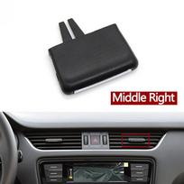Car Front Air Conditioning AC Vent Grille Outlet Slider Tab Clip Repair For Skoda Octavia 2015-2021 5E0819701 5E0819702 Middle Right 1pc