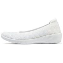 Skechers Modern Comfort Shock Absorbing Durable Lightweight Low Top Casual Shoes Women casual shoes White 158727-WHT 37.5