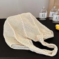 Handwoven Straw Tote Bag Large Capacity Eco Friendly Woven Shoulder Bag Durable Lightweight Beach Bag for Travel Shopping and Daily Use One Size