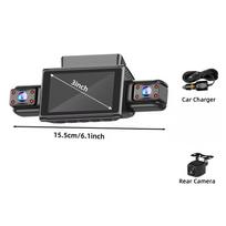 Naujas 4 objektyvų Dash Cam 1080P HD vaizdo įrašymo įrenginys, skirtas automobiliniam DVR 360° automatinis WiFi Black Box Night Vision 24h parkavimo monitorius automobilio priedai 4Cam Wifi+0G