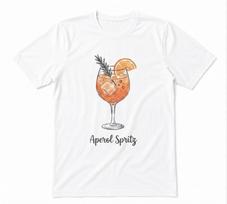 Aperol Spritz Italian Cocktail Spritz Lover Unisex White T-shirt S